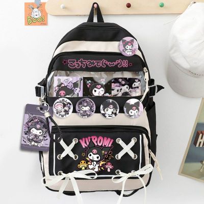 Sanrio Hello Kitty Melody Schoolbag Backpack Student Schoolbag Melody Cute Backpack Junior Large Capacity Men And Women