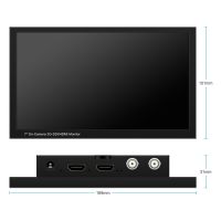 7 inch 1080P HD Camera Video Monitor Display Field SDI HDMI Input Output TFT Monitor