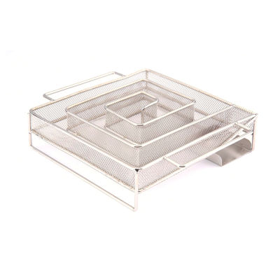 Stainless Steel Cold e Generator Square BBQ Grill Cooking Tools Generator ed Net Basket Salmon Bacon Fish Box