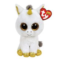 Ty Beanie Big Eyes 15cm White Unicorn Pegasus Stuffed Toy Soft Cute Animal Doll Children Birthday Christmas Gift Kawaii Plush