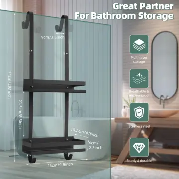 2-Tier Toiletries Storage Nordic Hanging Shower Caddy Rust-Resistant Bathroom  Accessories Rack Shelf - China Bathroom Accessories, Hardware
