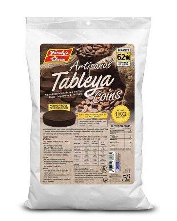 Familys Choice Artisanal Tableya coin cocoa native chocolate 1Kg ...