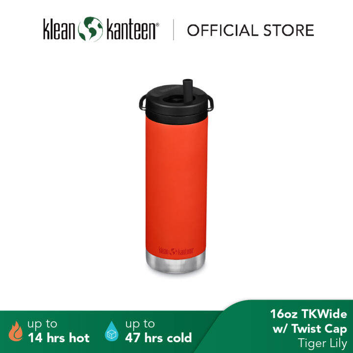 Klean Kanteen Tkwide Insulated Stainless Steel Tumbler With Twist Cap