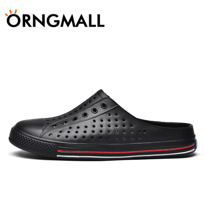 orngmall-รองเท้า-unisex-แฟชั่นผู้ชายผู้หญิงฤดูร้อนรองเท้าแตะบ้านรองเท้าชายหาดเท่ๆกันลื่นรองเท้าใส่สบาย