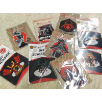 12แบบ สติ๊กเกอร์ติดรถ สติ๊กเกอร์แต่งรถ สติ๊กเกอร์ Car Sticker DIY Stickers สติ๊กเกอร์กันน้ำ ซามูไร Sticker Samurai