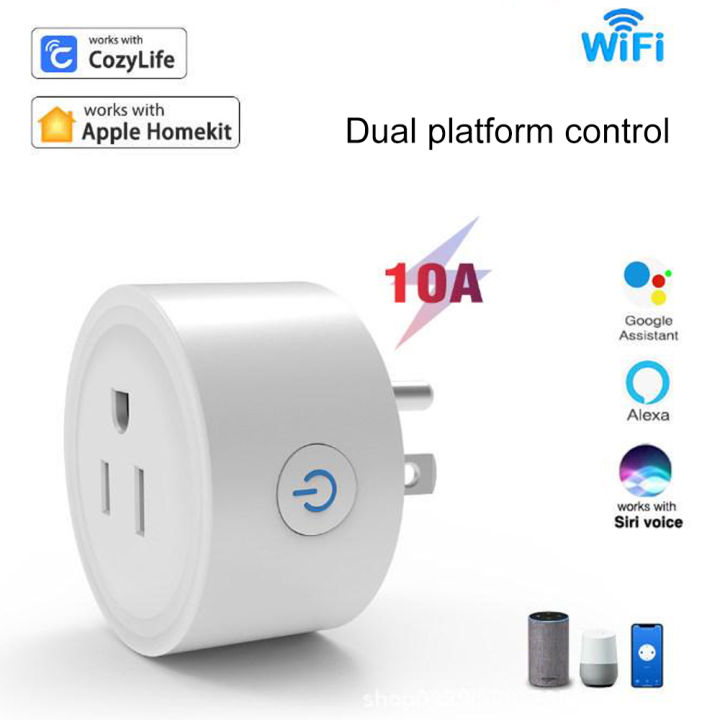 jiuch-homekit-ปลั๊กสมาร์ทไวไฟปลั๊กตัวแปลงสมาร์ทโฮม10a-16a-แอป-cozylife-ปลั๊กอัจฉริยะไวไฟสมาร์ทโฮมรีโมทคอนโทรลไทม์มิ่งสวิตช์พร้อมจอแสดงผลพลังงานทำงานได้กับ-alexa-google-home-ไม่มีฮับ