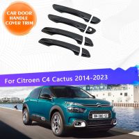 【CW】 Citroën C4 Cactus 2014 2023 Car Door Handle Cover Trim Protector Chromium Styling Accessories