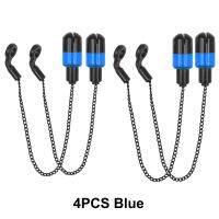 4PCS Blue JY-SW-8 Fishing Swinger Chain Alert Swinger Bite Alarm Hanger Swinger Fishing Tackle Fishing Alarm Kit Fish Tools Accessories