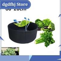 Dgdfhj Shop 60*20cm Nursery Pot Growing Fabric Garden Raised Bed Round Planting Container Grow Bags Black Planter Pot For Plants