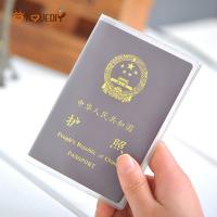 Travel Waterproof Dirt Passport Holder/Transparent Frosted ID Card Business Credit Card Cover /Portable Passport Storage Case