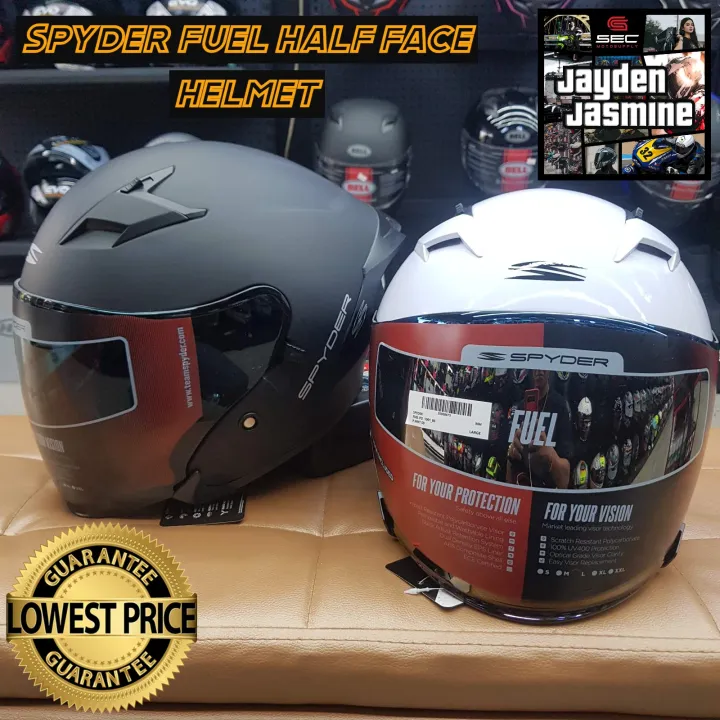 spyder fuel half face helmet | Lazada PH