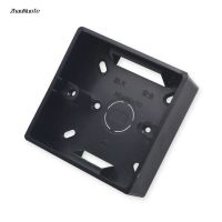 Home Improvement High Quality 86 Type Black PVC Surface Mount Junction Box Switch Socket Electronic Project Box