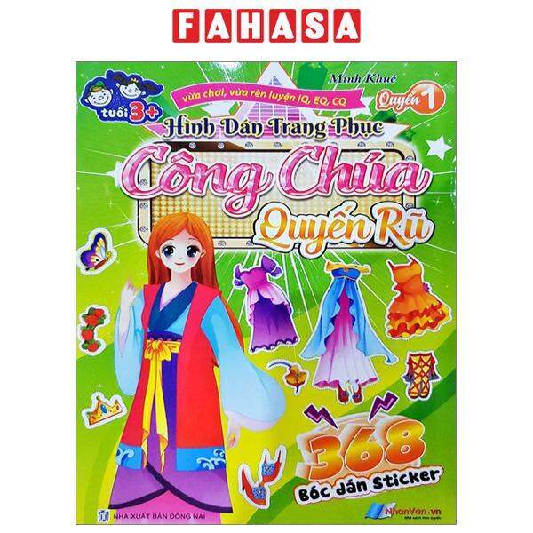 Fahasa - 368 Bóc Dán Sticker - Hình Dán Trang Phục Công Chúa - Quyển 1 -  Quyến Rũ | Lazada.Vn