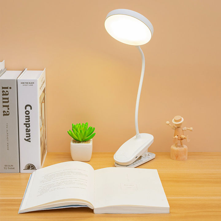 คลิปป้องกันดวงตา-led-โคมไฟตั้งโต๊ะคลิปบน-usb-โคมไฟตั้งโต๊ะ-โคมไฟอ่านหนังสือ-แบบคลิปหนีบโต๊ะ-usb-charging-touch-on-off-switch-clip-desk-lamps-eye-protection-dimming-led-contemporary-small-bedroom-table