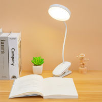 USB Rechargeable Table Lamp With Can Clip Can Stand Reading Book Night Light LED Desk Lamps 3 Modes Dimming Eye Protection