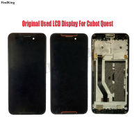 ต้นฉบับทดสอบจอแสดงผล LCD สำหรับ Cubot Quest จอแสดงผล LCD ที่มีกรอบหน้าจอสัมผัส Digitizer สมัชชาเปลี่ยนเครื่องมือฟรี