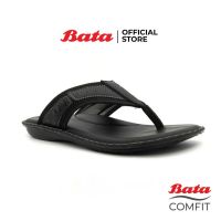 Bata MENS COMFIT Sandal รองเท้าแตะชายแบบหนีบ สีดำ รหัส 8716183