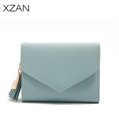 ZZOOI New Leather Small Wallets Women Luxury Brand Design Mini Short Wallet Purses Female Short Coin Zipper Purse Credit Card Holder