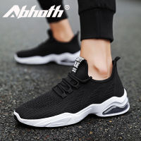 Abhoth Mens Running Shoes Mesh Lightweight Breathable Sports Shoes Non-slip Wear-resistant Outdoor Air Cushion Basketball Shoes