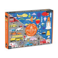 On the Move 100 Piece Double-Sided Puzzle จิ๊กซอว์ 100 ชิ้น ที่ต่อเล่นได้ 2 ฝั่ง