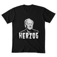 ผ้าฝ้ายแท้Yl เสื้อยืดคอกลม พิมพ์ลาย HERZOG ทรงหลวม สําหรับผู้ชาย และผู้หญิงS-4XL  STMK