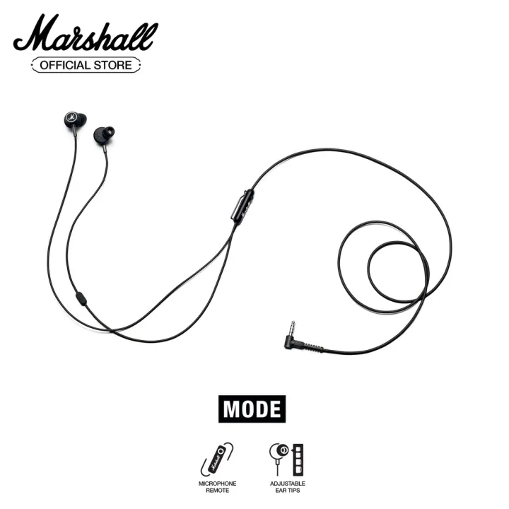 Marshall Mode Wired Earphones Wired headset，Noise canceling headset