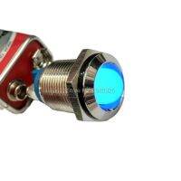 16mm Thread Dia Concave White Signal Indicator Lamp Pilot Light