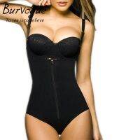 [HOT] Burvogue บอดี้สูทลาเท็กซ์ Shapewear ผู้หญิงเต็มรูปแบบสายรัดหน้าท้องลดรอบเอวผู้ฝึกสอนยกก้นชุดชั้นในรัดตัวขนาดพิเศษ