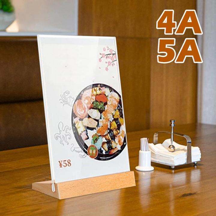 Menu Holder for Restaurant Menu Holder for Store Menu Holder A4/A5