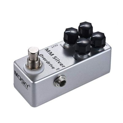 Mosky Mm Silver Guitar Effect Pedal Overdrive Guitarra Electric Overdriver Effector 4 Modes True Bypass Guitar Accessories