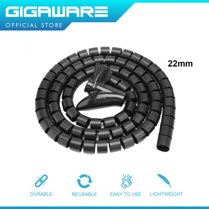 Gigaware Cable Organizer Cable Wire Wrap Organizer Spiral Tube Cable