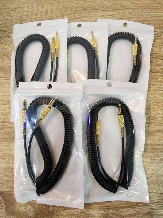 marshall-aux-cable-3-5mm-สายออดิโอมาร์แชลแท้-aux-3-5มม-สีดำ-สำหรับลำโพง-marshall