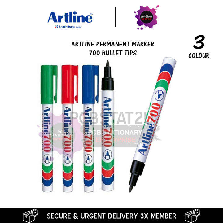 Artline Permanent Marker 700 Bullet Tips 1Pc / Artline 700 Lazada