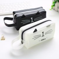 1Pcs Creative Kawaii Cat School Pencil Cases Cute pencil Box Large Capacity Pouch Office School Stationary Supplies Pen Box Pencil Cases Boxes