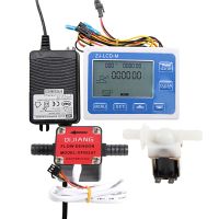 【LZ】✈▩✌  Digital Display Fluxo Controlador Quantitativo DN10 Mangueira Gear Sensor válvula solenóide uso para controlar e exibir o fluxo de líquido 3/8