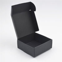 100pcslot Free shipping 350gsm kraft paper box nice kraft box whiteblackkraft packaging box samll size