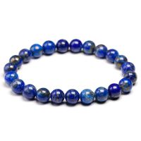 Di Alta Qualità Naturale Lapis Lazuli Blu Di Pietra Borda I Braccialetti ต่อ Le Donne Degli Uomini Del Braccialto Di Stirata Coppia Di Ya Femminile Gioialo Sesdi SO Maschile