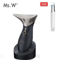 Ms.W New Home-Use 5 In 1 Skin Care Anti-Aging Face &amp; Neck Lifting Massager Beauty Tools Face Massager Free Shipping