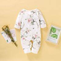 Baby Clothes Uni newborn baby clothing Toddler Infants baju baby girl Romper Jumpsuit Cotton Long Sleeve Jumpsuit Princess Little Girl Floral Romper for 0-24M Baju baby Romper