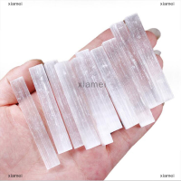 xiamei 10pcs ธรรมชาติ selenite หยาบติดคริสตัลไม้กายสิทธิ์แร่ตัวอย่างการรักษาหิน