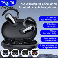 Tws-t8การนำอากาศบลูทูธเข้ากันได้หูฟังเสียงยกเลิก Hi-Fi สเตอริโอกันน้ำกีฬาชุดหูฟัง