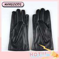 MAXG Male Motorcycle Winter Waterproof Gloves Driving Leather