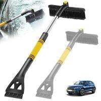 3 In 1 Snow Brush และ Ice Scraper For Car Windshield Retractable Snow Brush With 360 ° Pivoting Brush Head เครื่องมือกำจัดหิมะที่ทนทาน