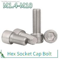 ❆❀ 304 Stainless Steel DIN912 Hexagon Hex Socket Head Cap Allen Bolt Screw L 3-80mm M1.4 M1.6 M2 M2.5 M3 M4 M5 M6 M8 M10