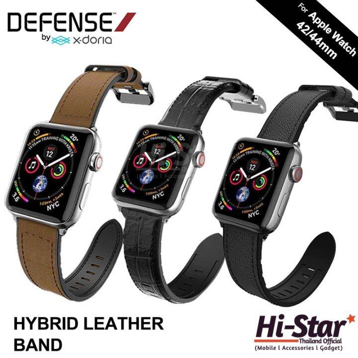 x-doria-hybr-leather-สายนาฬิกา-apple-watch-สายหนัง-for-apple-watch-band-42mm-44mm-sาคาต่อชิ้น-เฉพาะตัวที่ระบุว่าจัดเซทถึงขายเป็นชุด