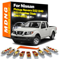 MDNG Canbus LED ภายในแผนที่โดมชุดไฟสำหรับ Nissan Pickup Navara D22 D40 D23 Frontier Titan 1997-2019 2020 2021หลอดไฟ Led