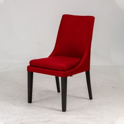 modernform เก้าอี้ รุ่น KALE หุ้มผ้าสีแดง