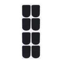 8Pcs Clarinet/Soprano Saxophone Sax Mouthpiece Patches Pads Cushions Black---0.8Mm