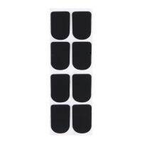 8Pcs Clarinet/Soprano Saxophone Sax Mouthpiece Patches Pads Cushions Black---0.8Mm