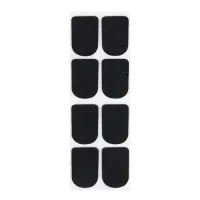 8Pcs Clarinet/Soprano Saxophone Sax Mouthpiece Patches Pads Cushions Black---0.8Mm